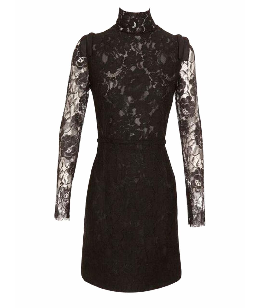 LANVIN Черное шелковое вечернее платье, фото 1