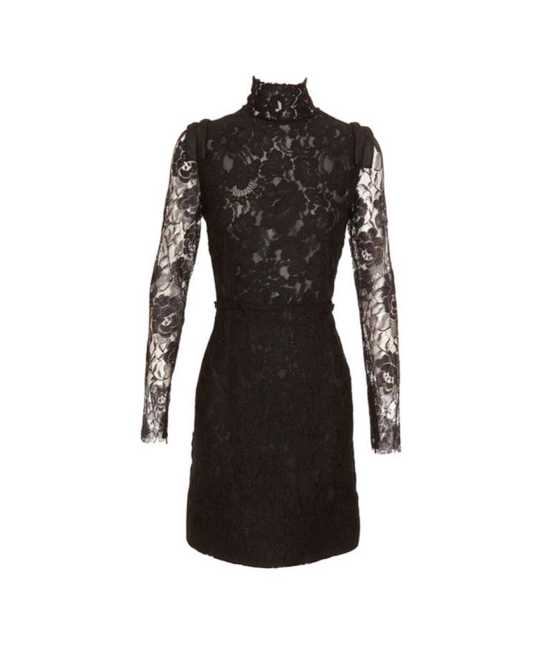 LANVIN Черное шелковое вечернее платье, фото 9
