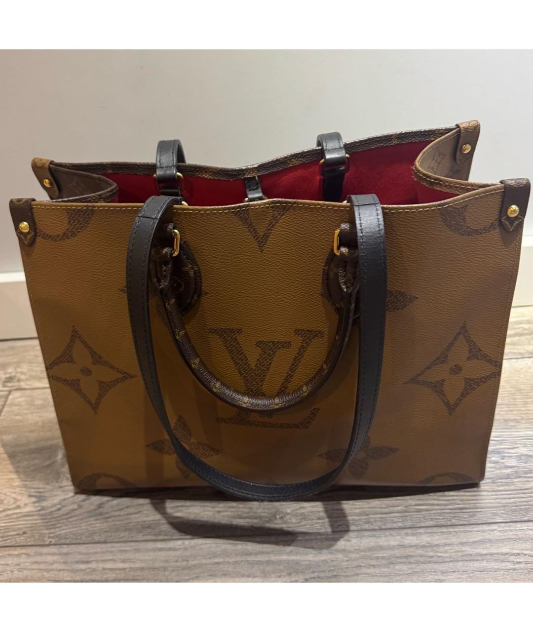 LOUIS VUITTON Коричневая сумка тоут, фото 2
