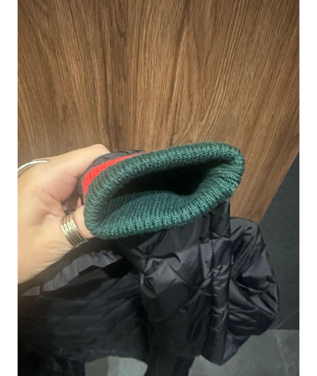 GUCCI Черная полиэстеровая куртка, фото 4