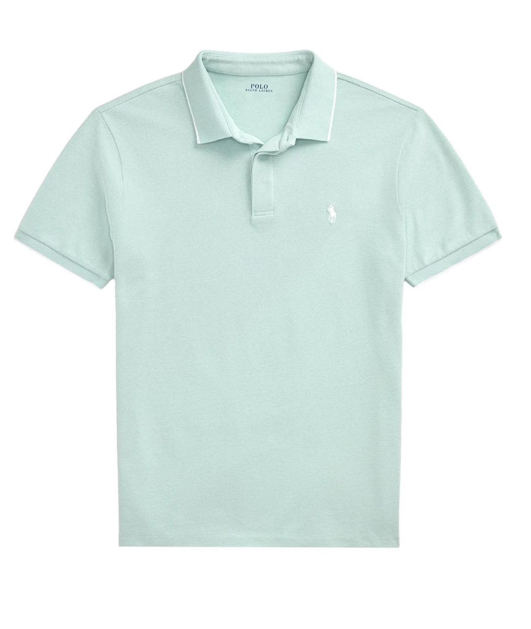 POLO RALPH LAUREN Хлопковое поло с коротким рукавом, фото 1