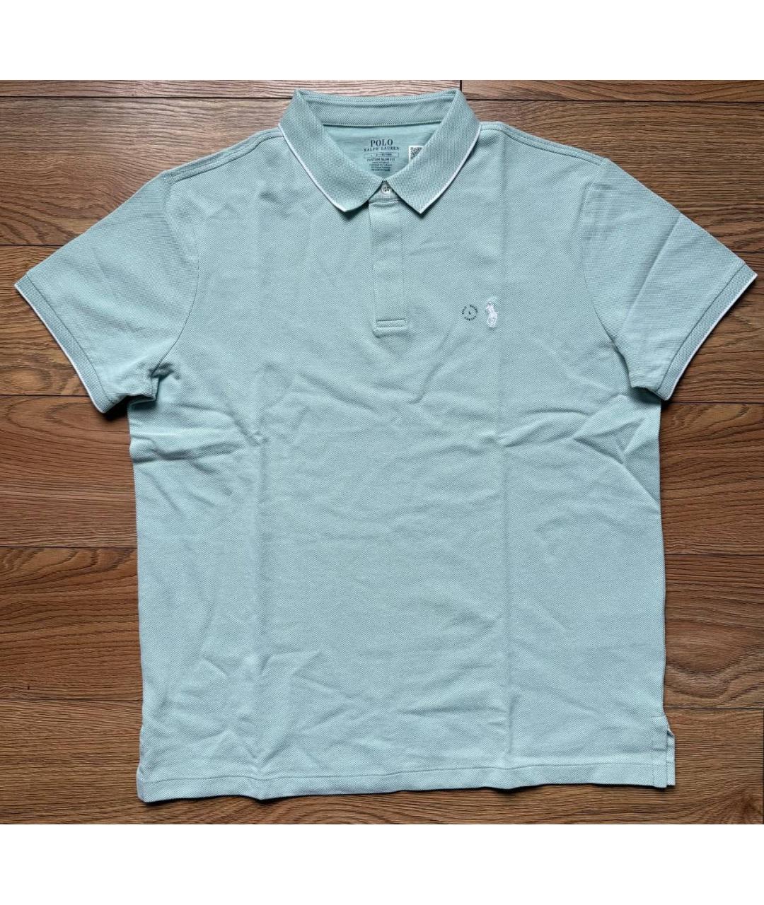 POLO RALPH LAUREN Хлопковое поло с коротким рукавом, фото 6