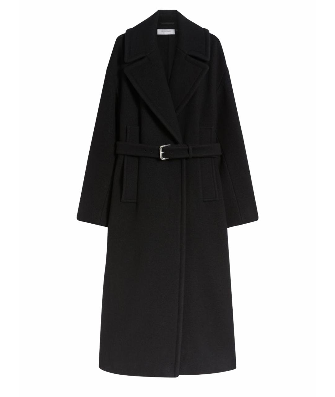 SPORTMAX Черное шерстяное пальто, фото 1