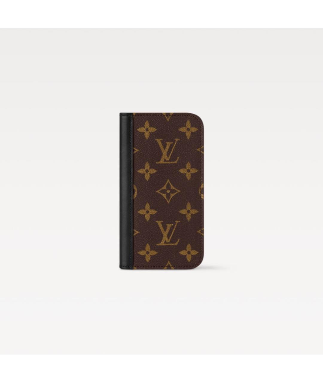 LOUIS VUITTON Коричневый кожаный кардхолдер, фото 7
