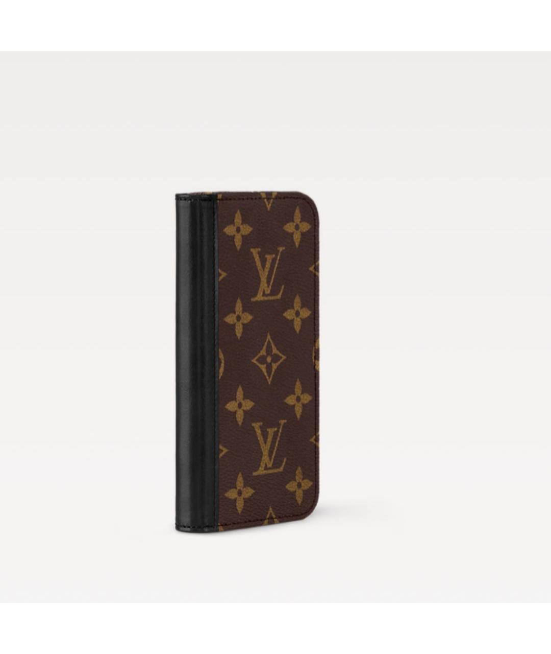 LOUIS VUITTON Коричневый кожаный кардхолдер, фото 3
