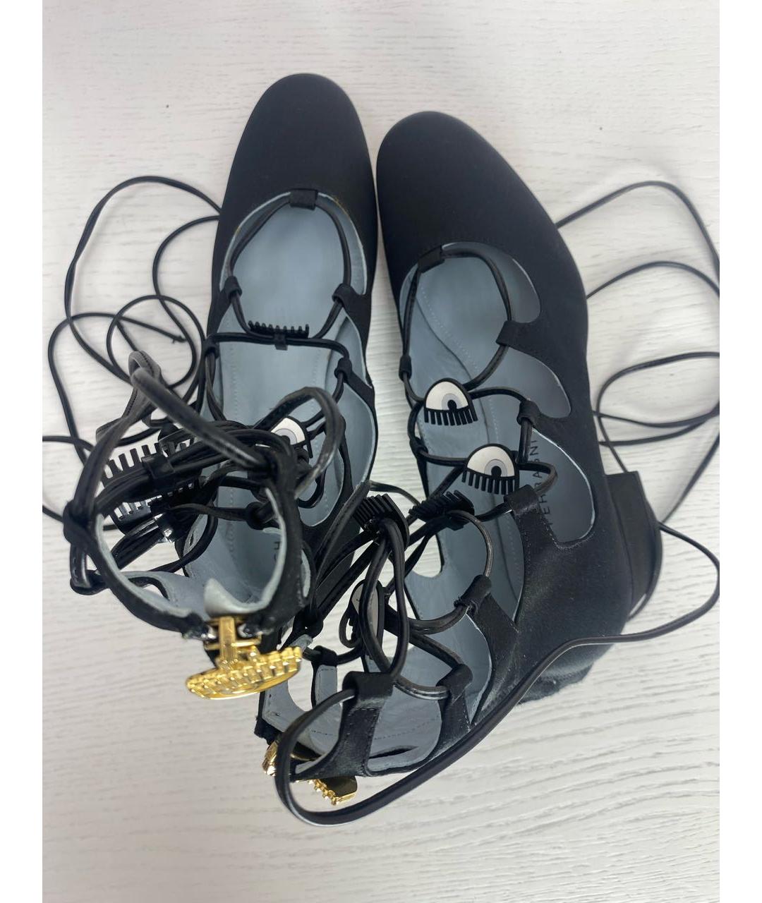 CHIARA FERRAGNI Черные туфли, фото 3