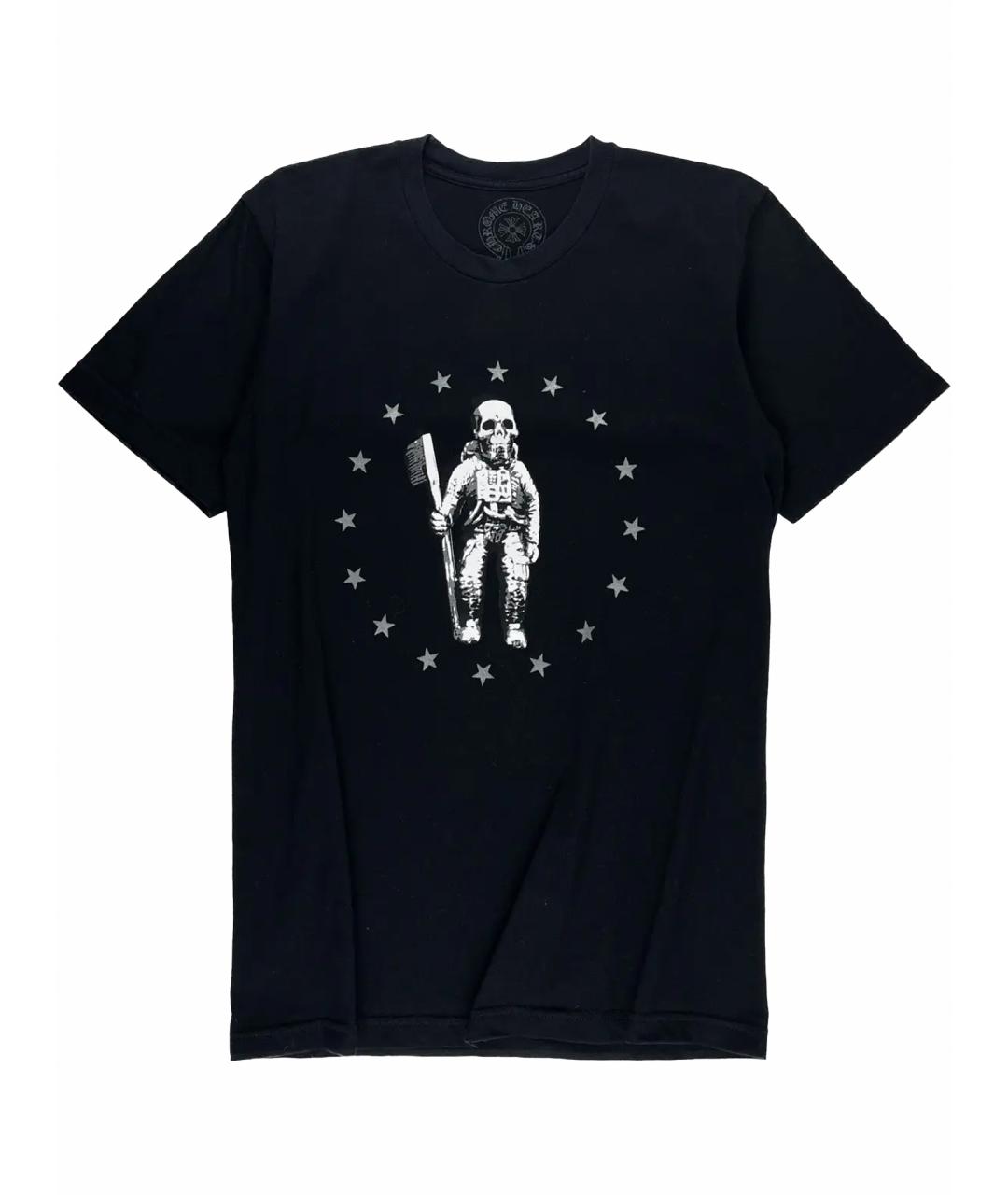 CHROME HEARTS Черная хлопковая футболка, фото 1