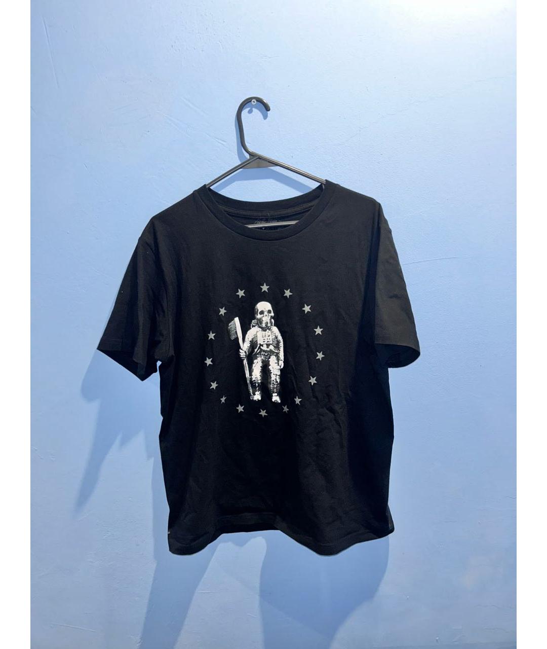 CHROME HEARTS Черная хлопковая футболка, фото 4