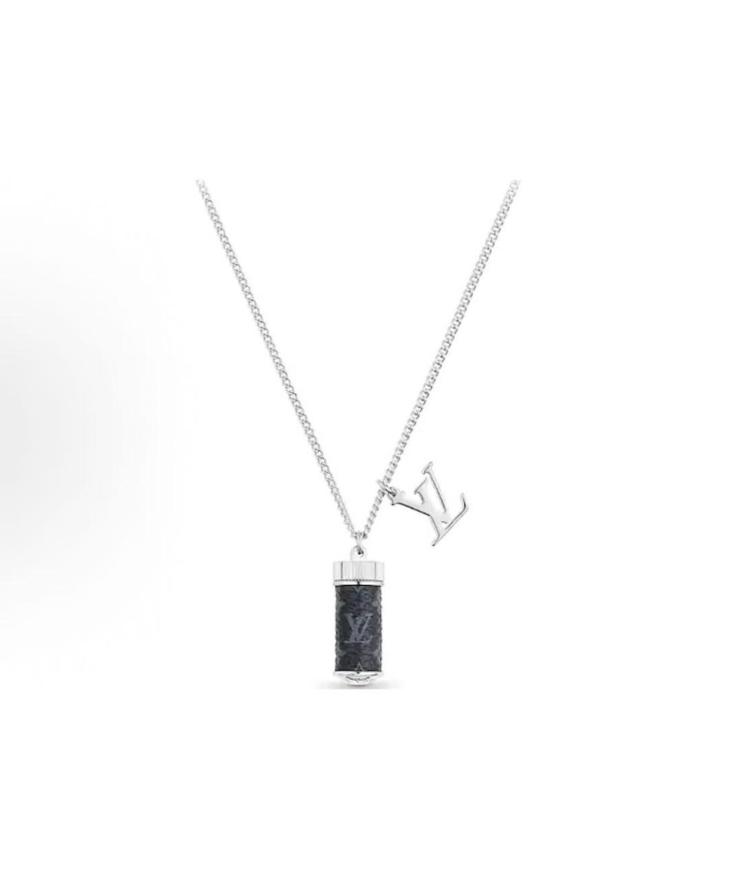 LOUIS VUITTON Серебряная металлическая цепочка/подвеска, фото 1