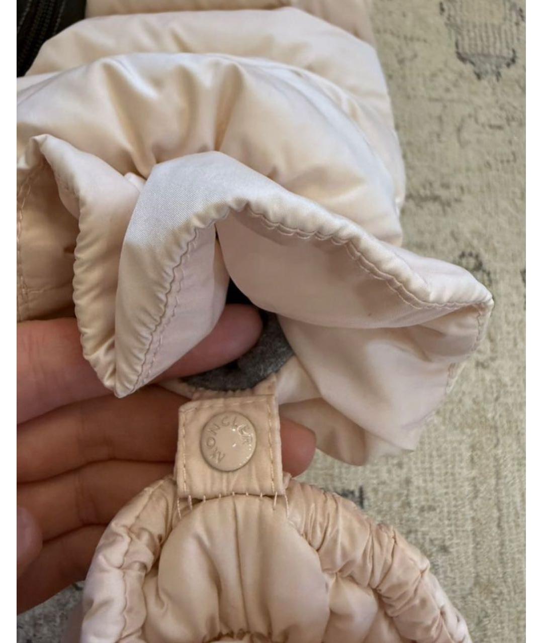 MONCLER KIDS Розовый комбинезон, фото 4