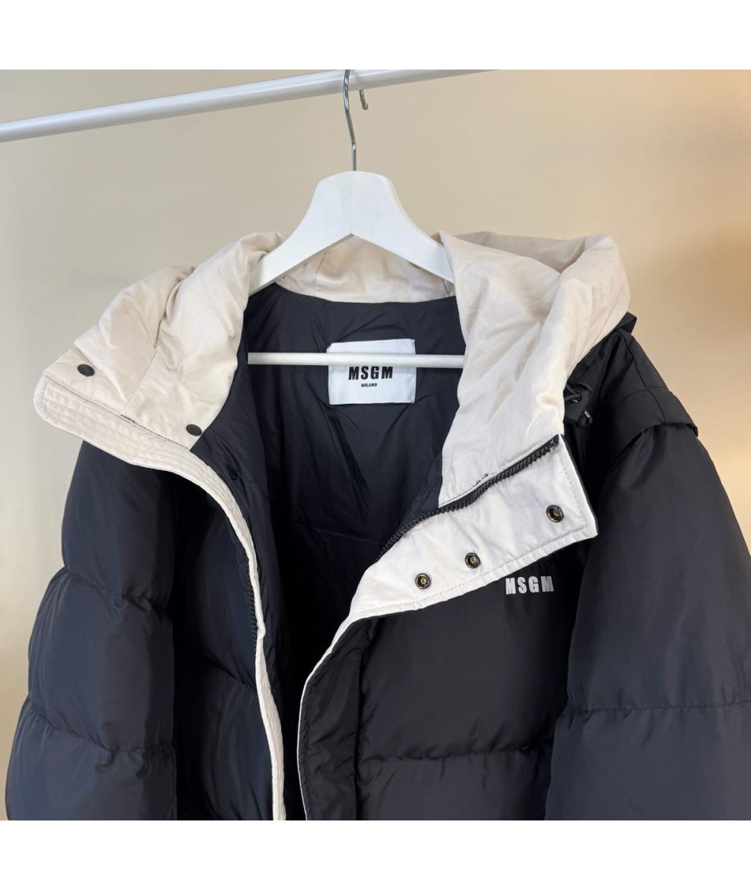MSGM Черный пуховик, фото 6