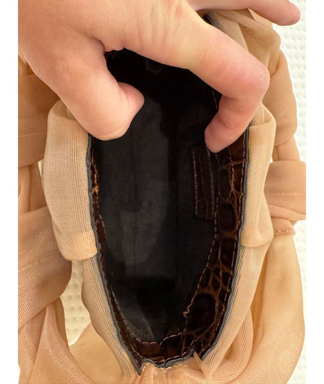 STAUD Розовая кожаная сумка с короткими ручками, фото 4