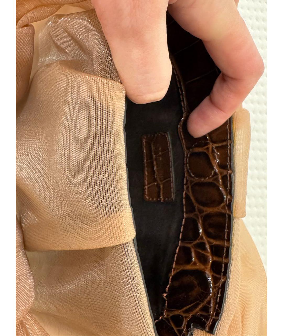 STAUD Розовая кожаная сумка с короткими ручками, фото 7