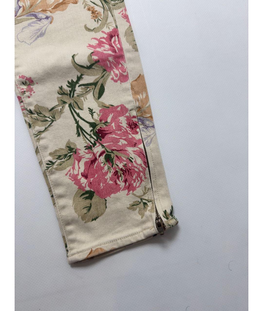 RALPH LAUREN Мульти хлопко-эластановые джинсы слим, фото 2