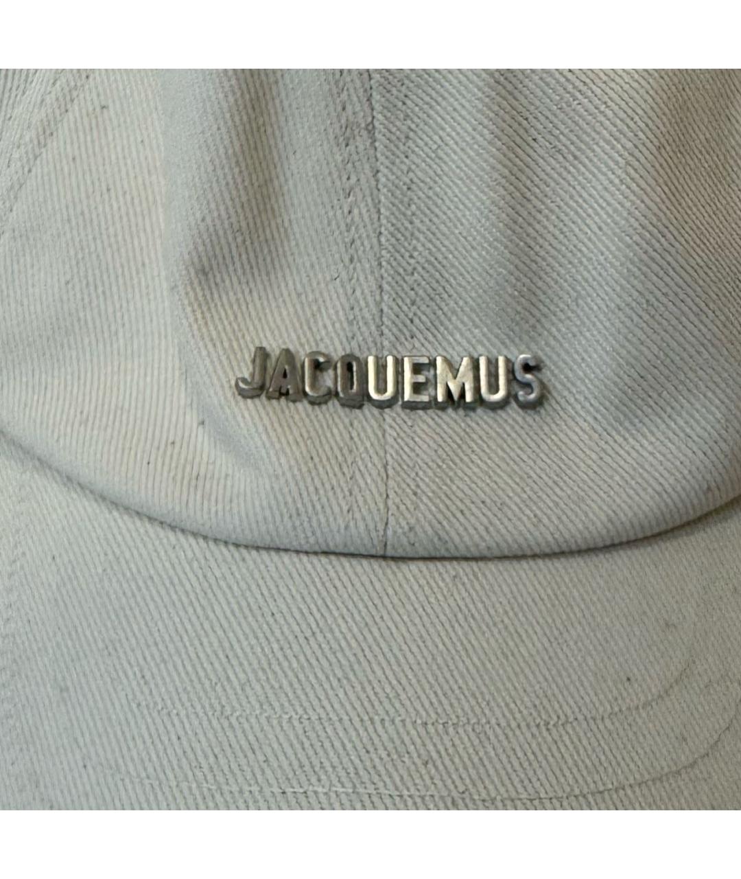 JACQUEMUS Бежевая хлопковая кепка, фото 3