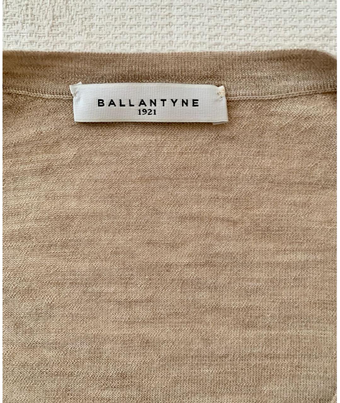 BALLANTYNE Бежевая шерстяная водолазка, фото 6