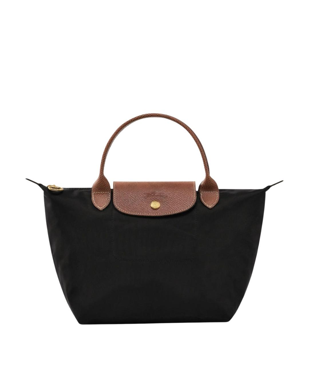 LONGCHAMP Черная сумка тоут, фото 1