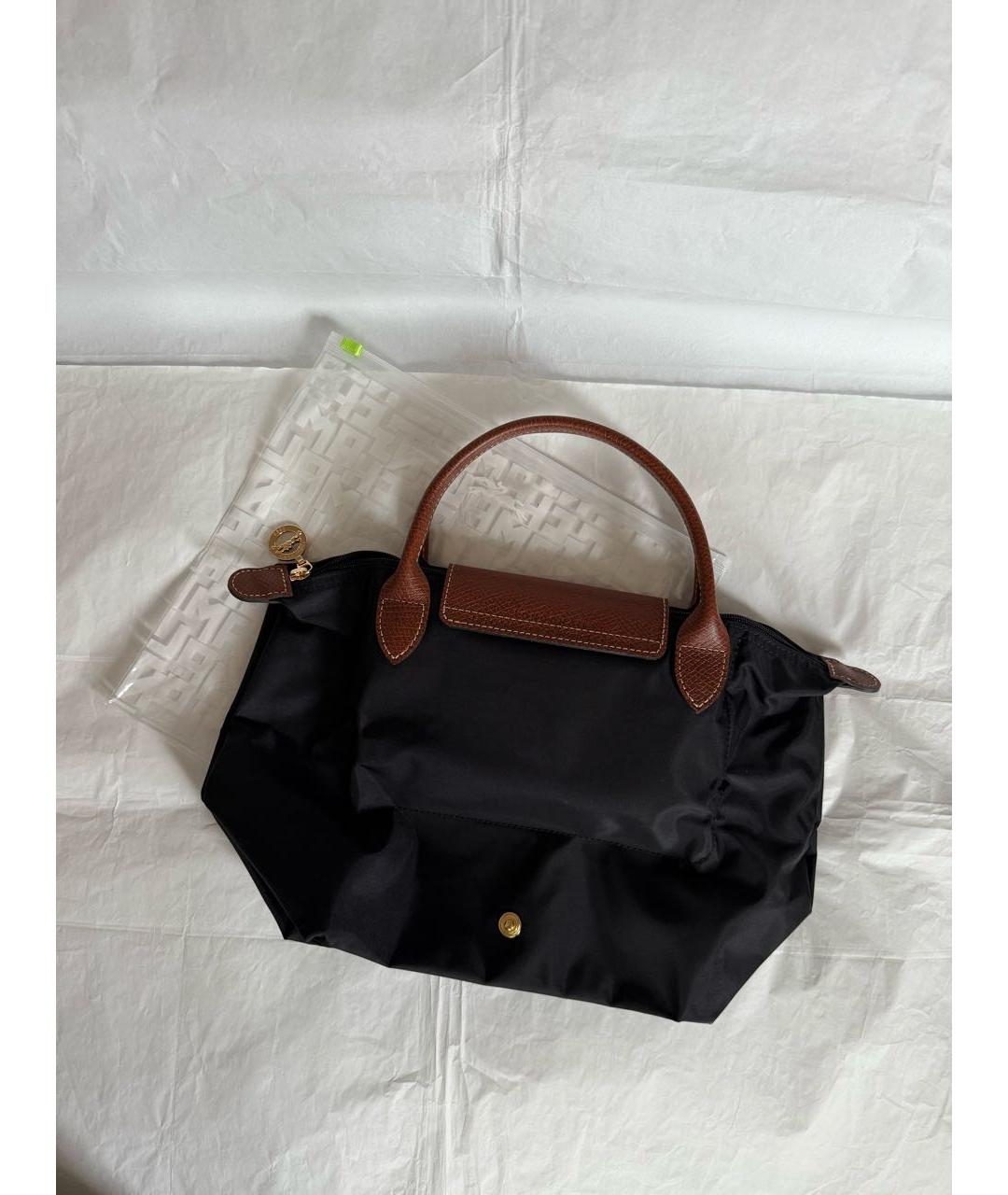 LONGCHAMP Черная сумка тоут, фото 6