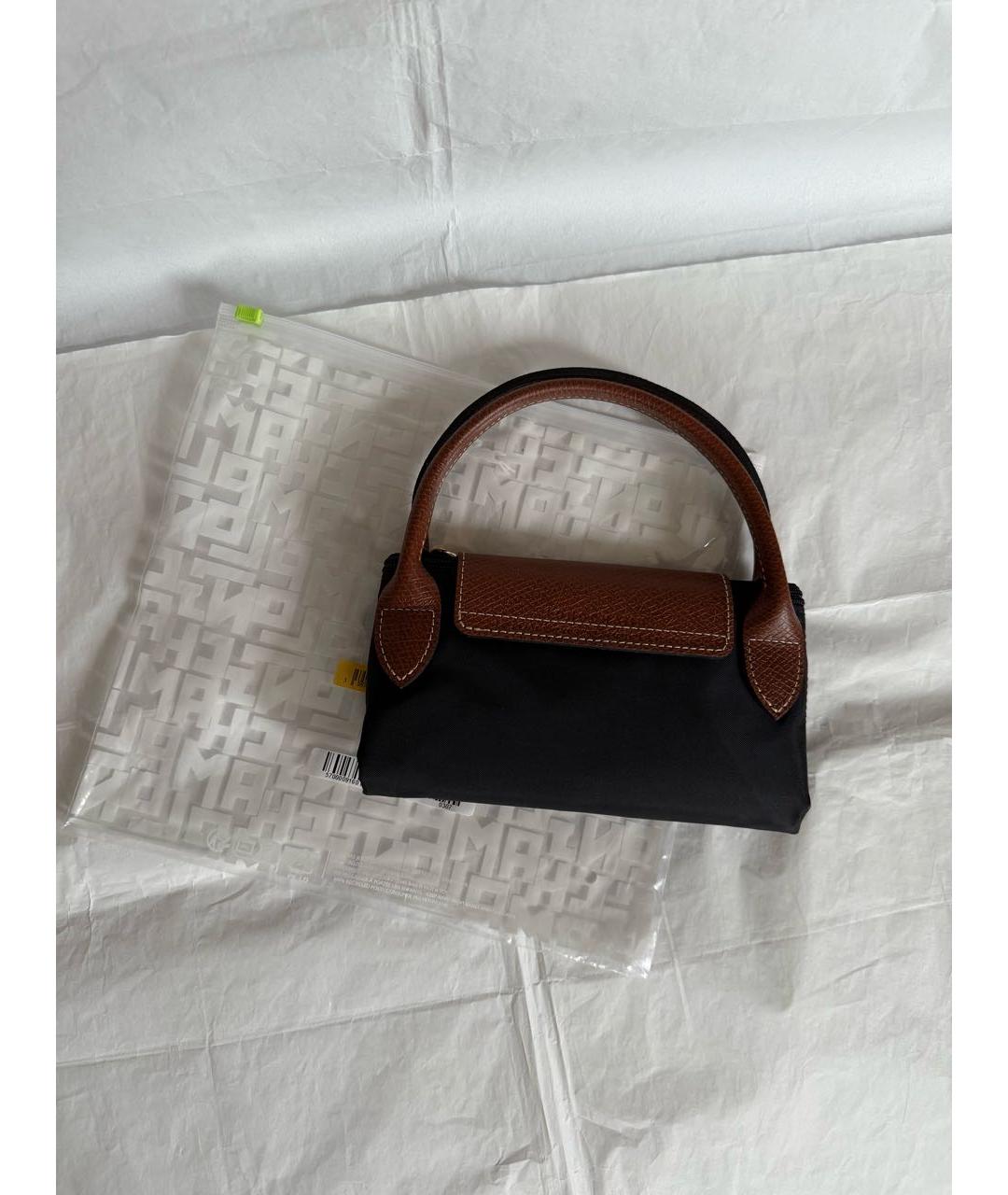 LONGCHAMP Черная сумка тоут, фото 4