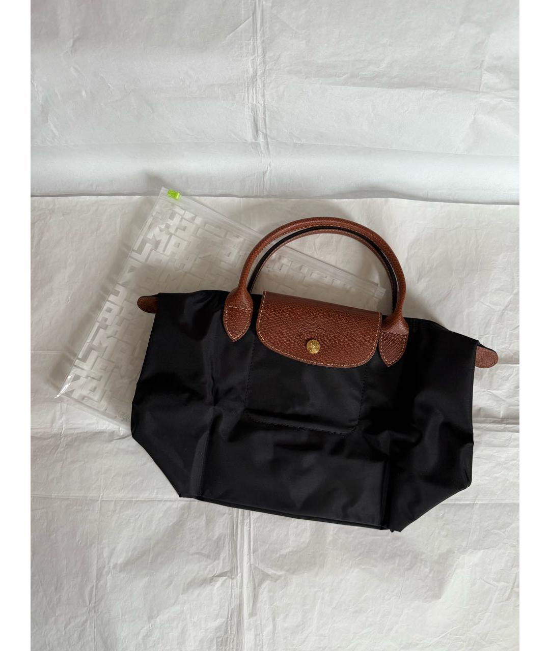 LONGCHAMP Черная сумка тоут, фото 5