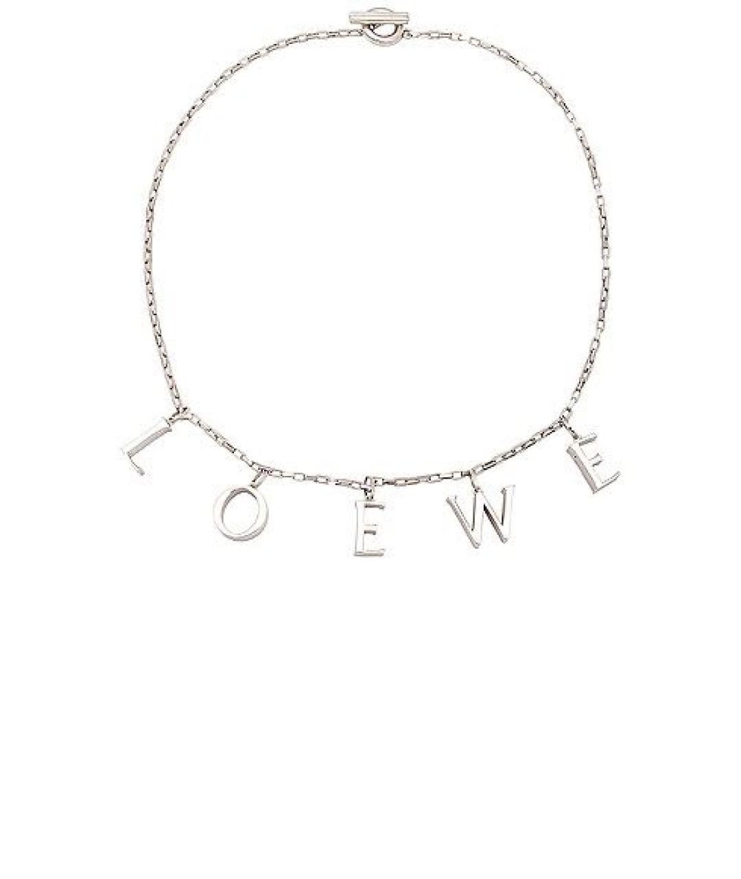 LOEWE Серебряное серебряное колье, фото 1