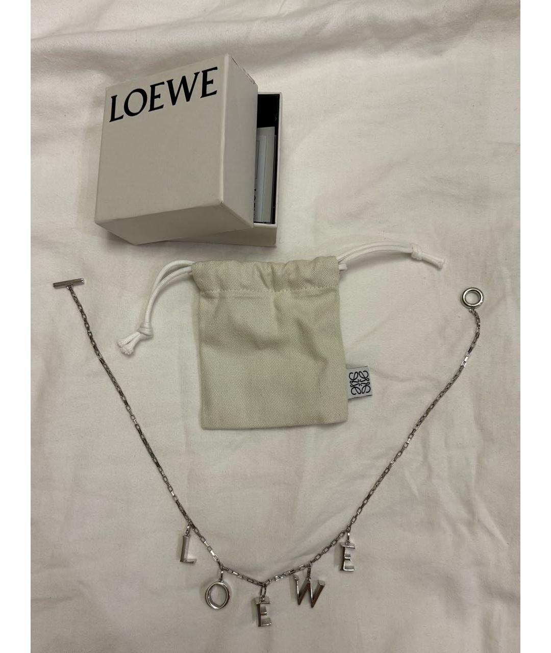 LOEWE Серебряное серебряное колье, фото 2