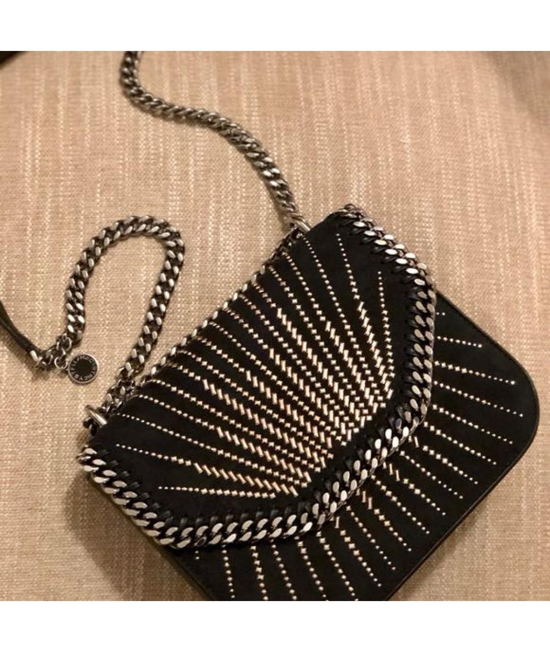 STELLA MCCARTNEY Черная сумка через плечо из искусственной кожи, фото 2