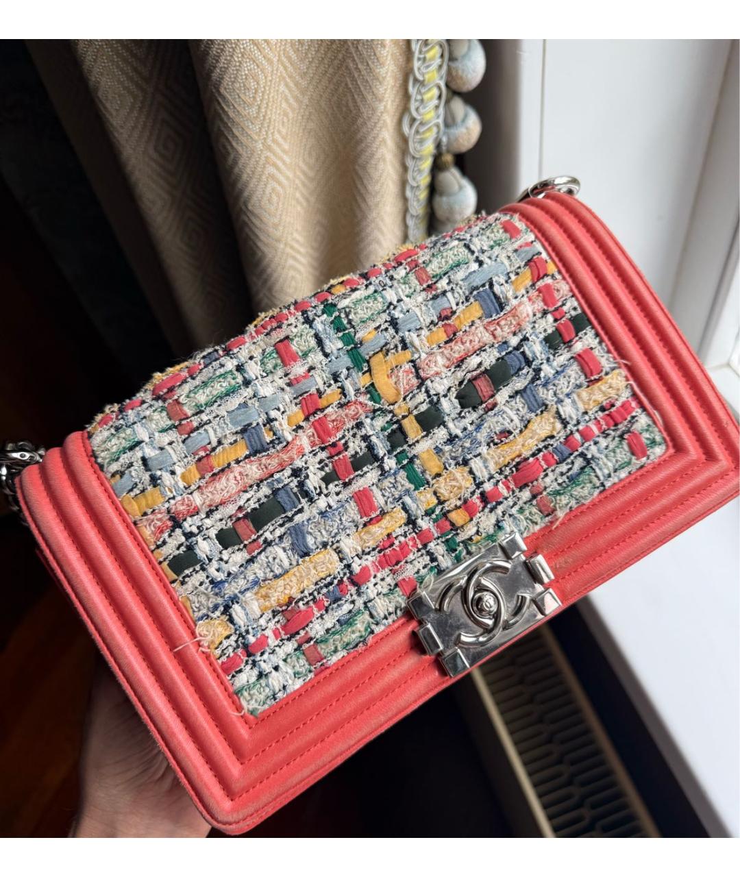 CHANEL Оранжевая сумка через плечо, фото 8