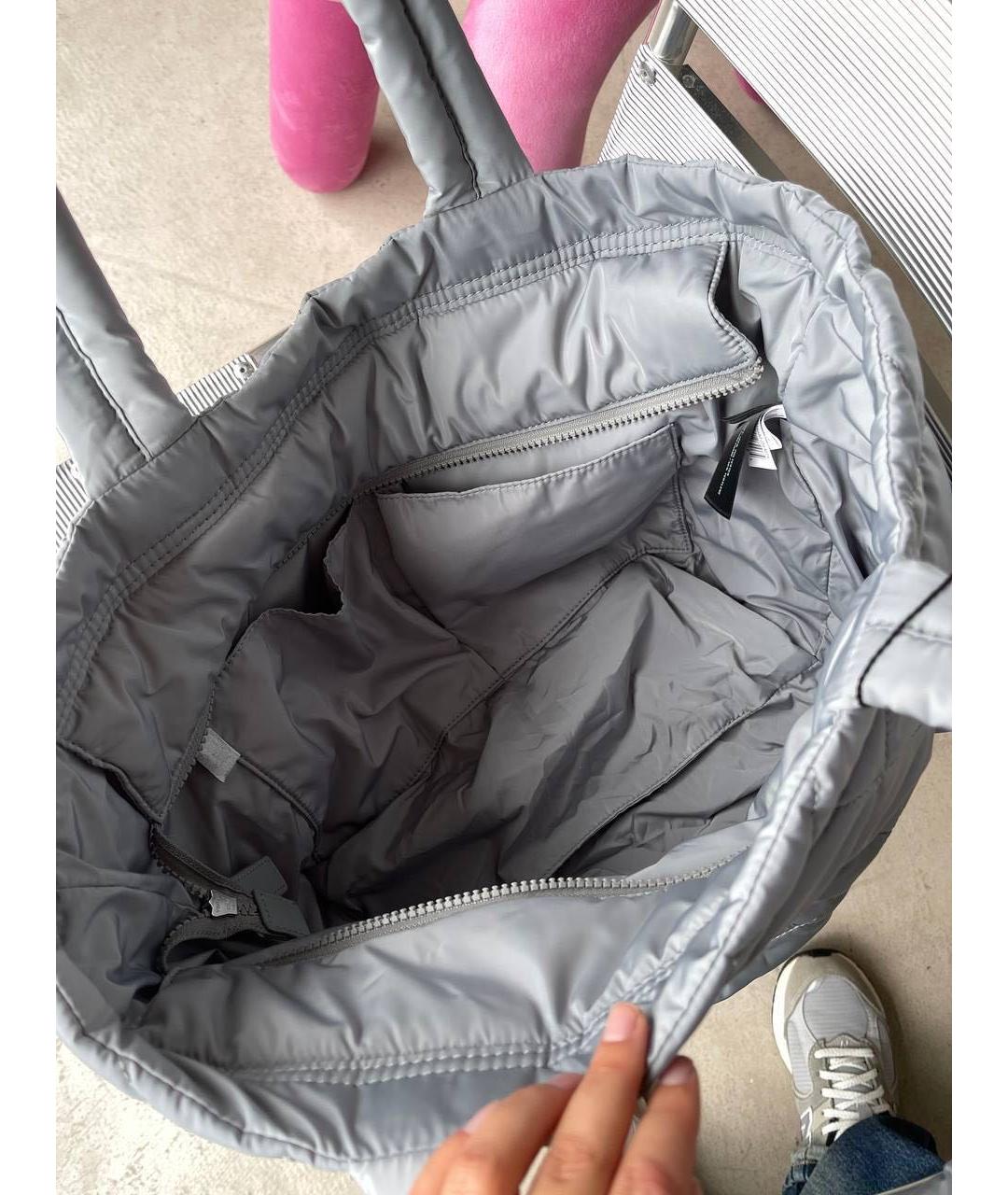 MARC JACOBS Серая синтетическая сумка тоут, фото 6