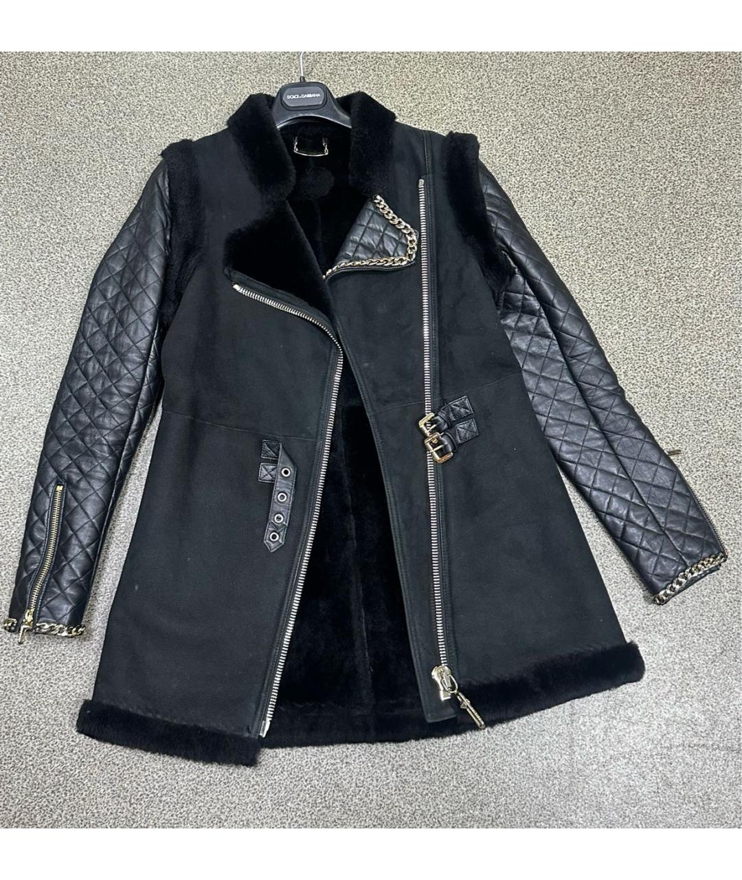PHILIPP PLEIN Черная дубленка, фото 3