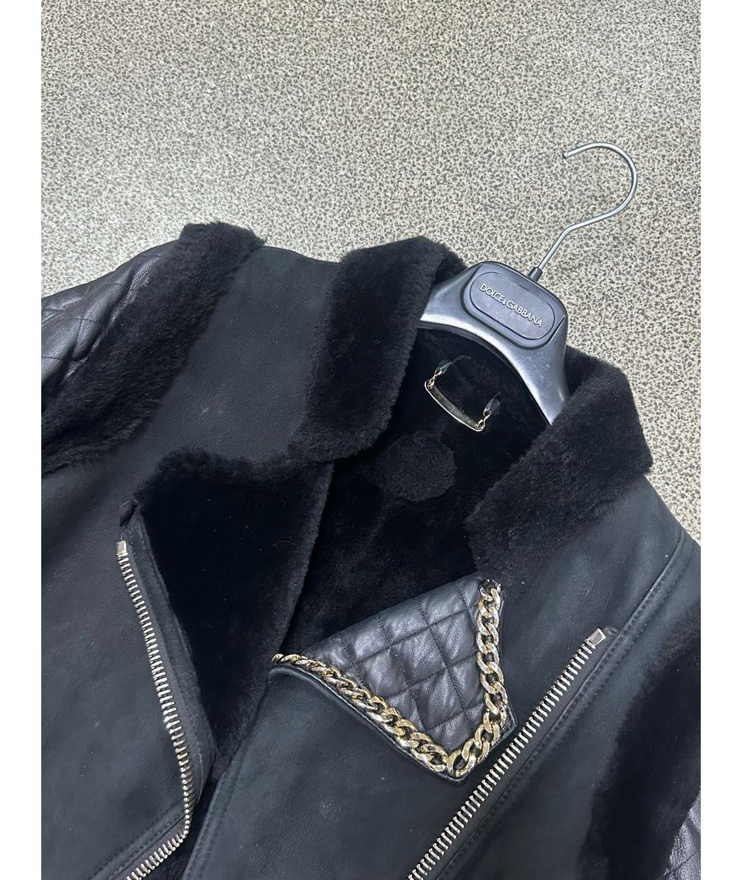 PHILIPP PLEIN Черная дубленка, фото 2