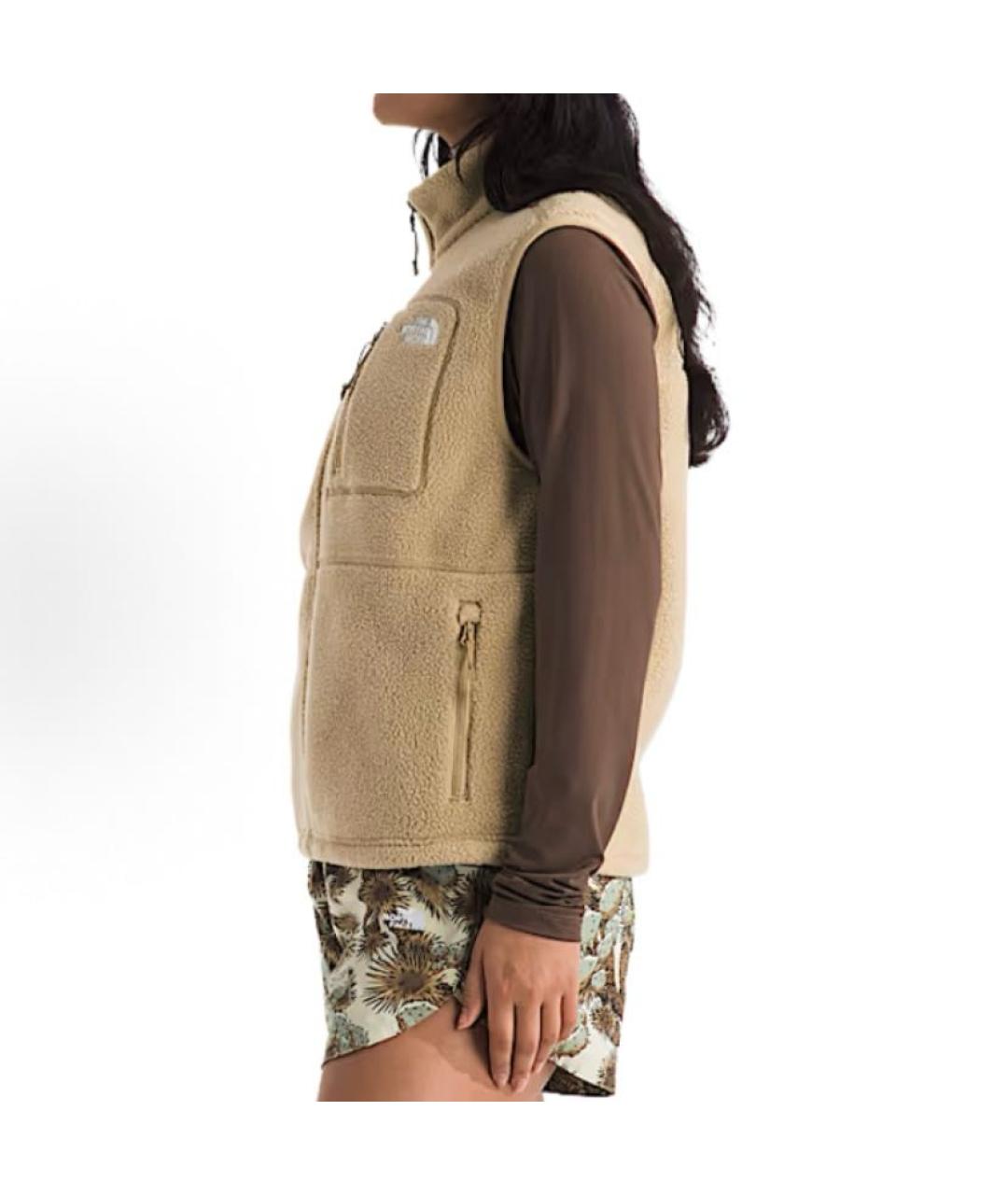 THE NORTH FACE Бежевый полиэстеровый жилет, фото 4