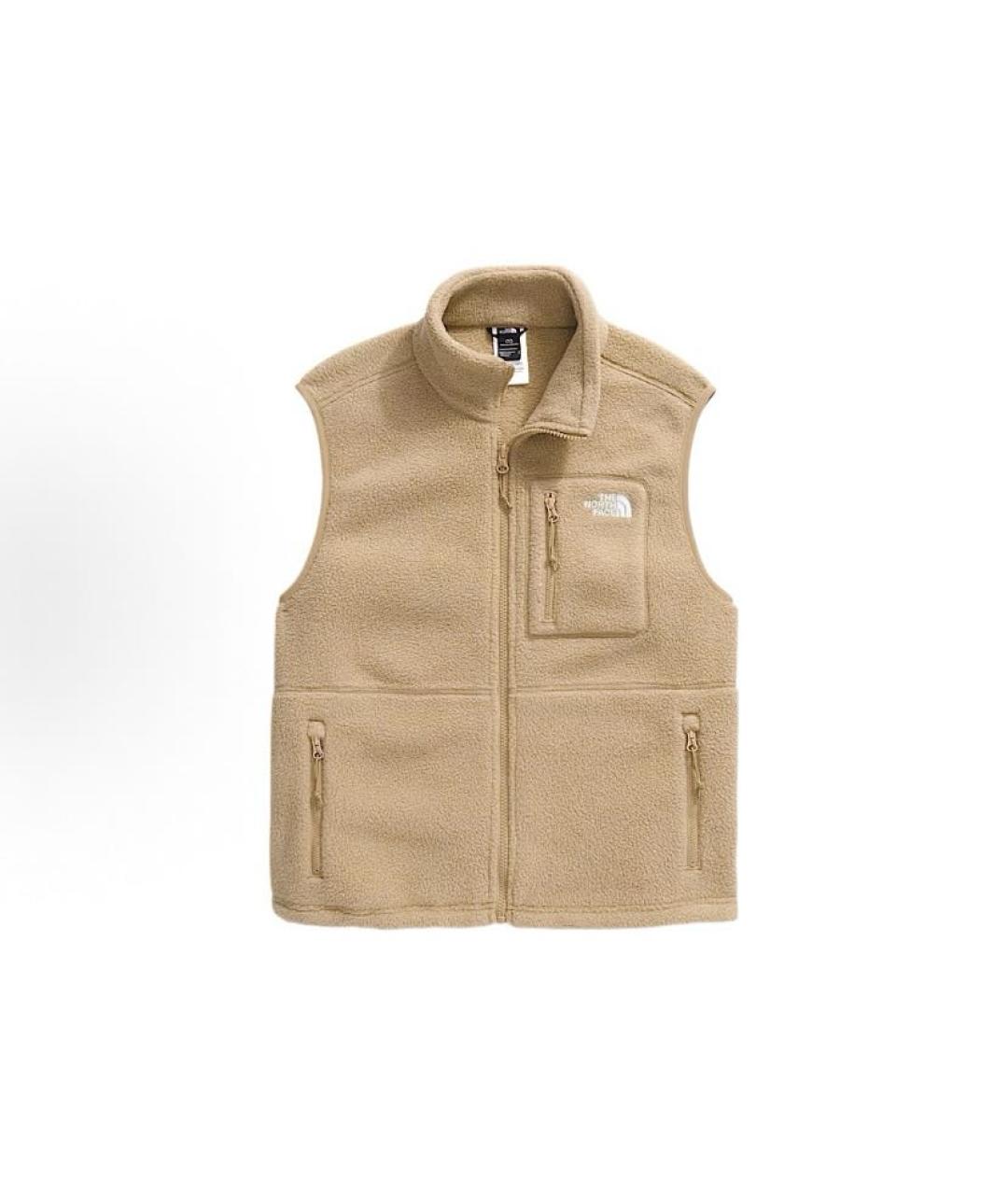 THE NORTH FACE Бежевый полиэстеровый жилет, фото 6