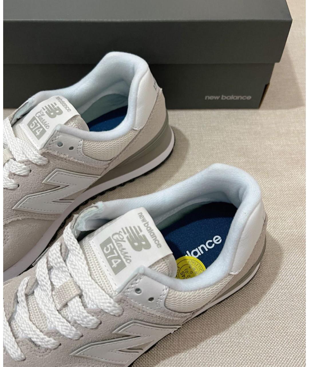 NEW BALANCE Белые кроссовки, фото 4