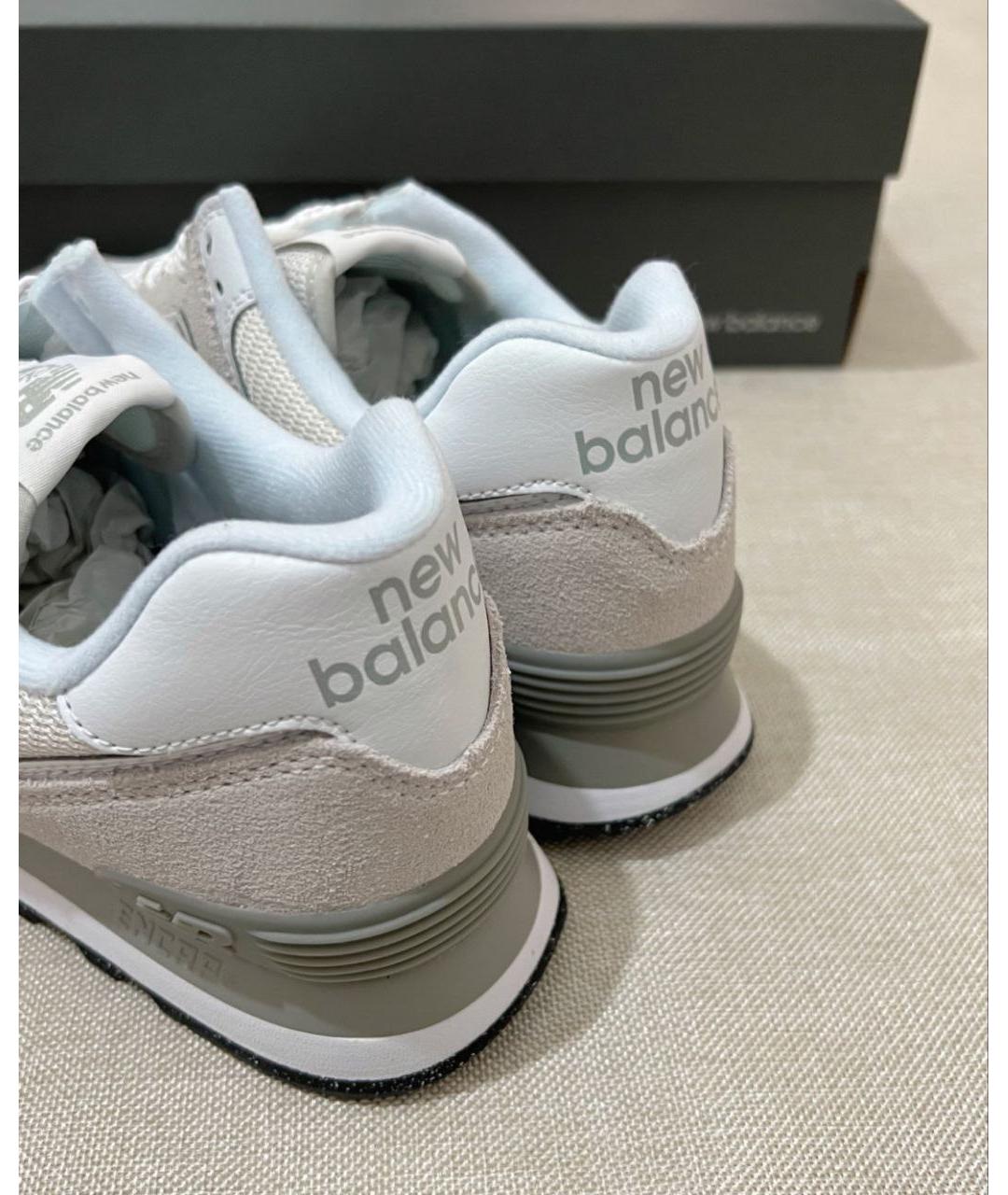NEW BALANCE Белые кроссовки, фото 2