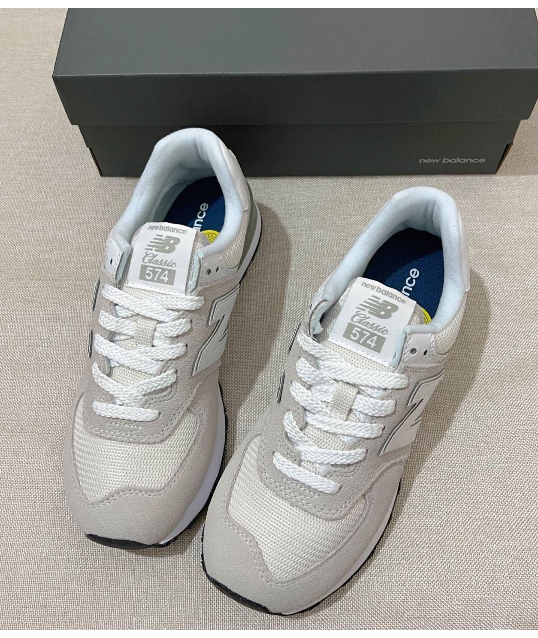 NEW BALANCE Белые кроссовки, фото 3