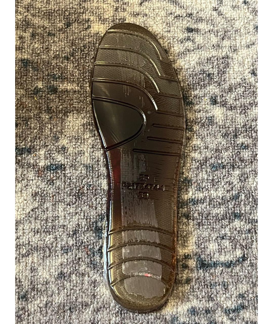 BALENCIAGA Антрацитовые низкие кроссовки / кеды, фото 5