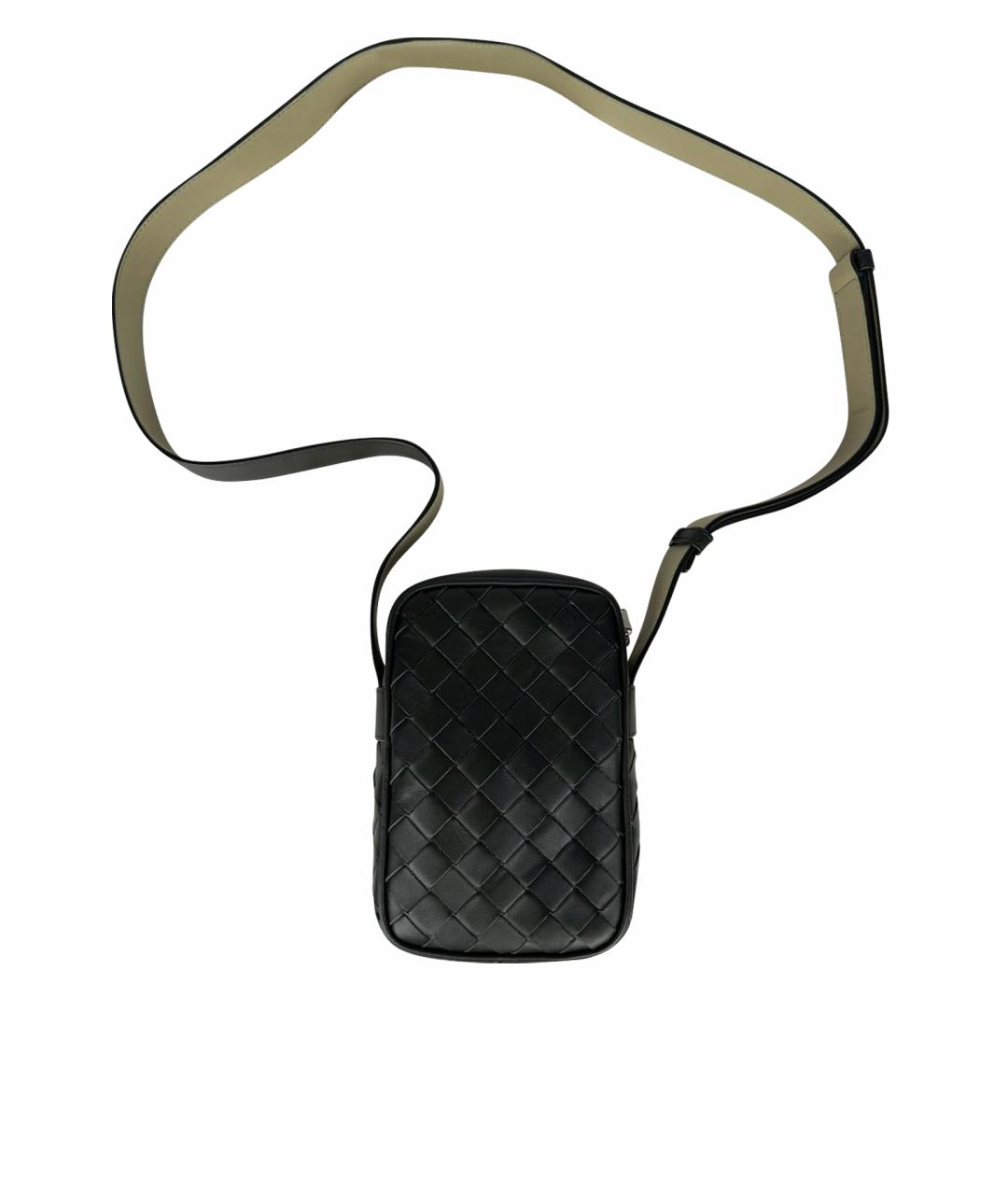 BOTTEGA VENETA Зеленая кожаная поясная сумка, фото 1