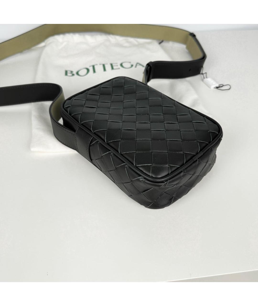 BOTTEGA VENETA Зеленая кожаная поясная сумка, фото 2