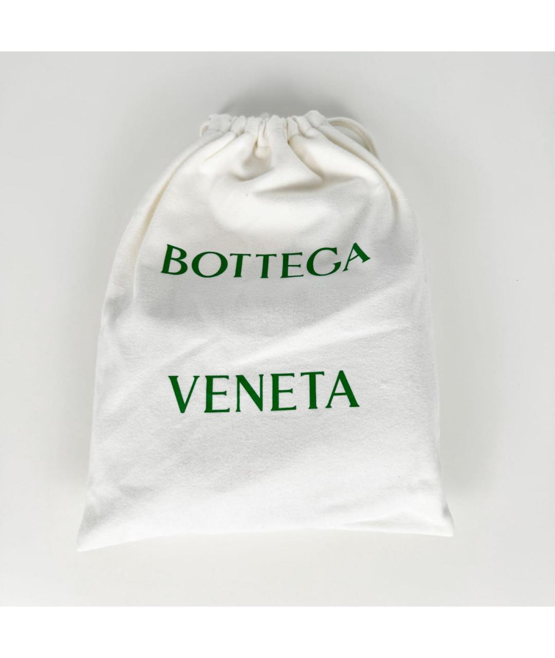 BOTTEGA VENETA Зеленая кожаная поясная сумка, фото 7