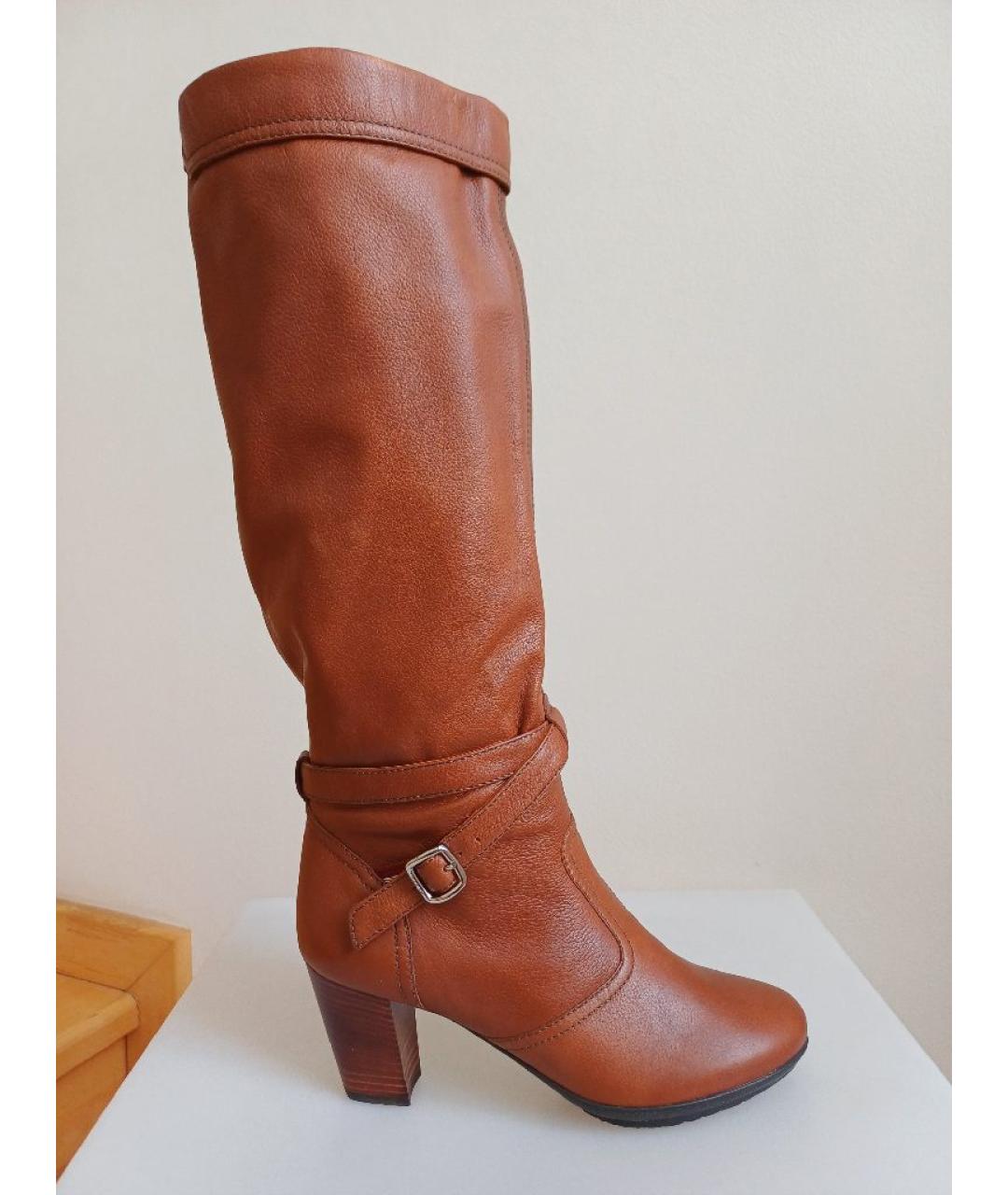 BALLY Коричневые кожаные сапоги, фото 8