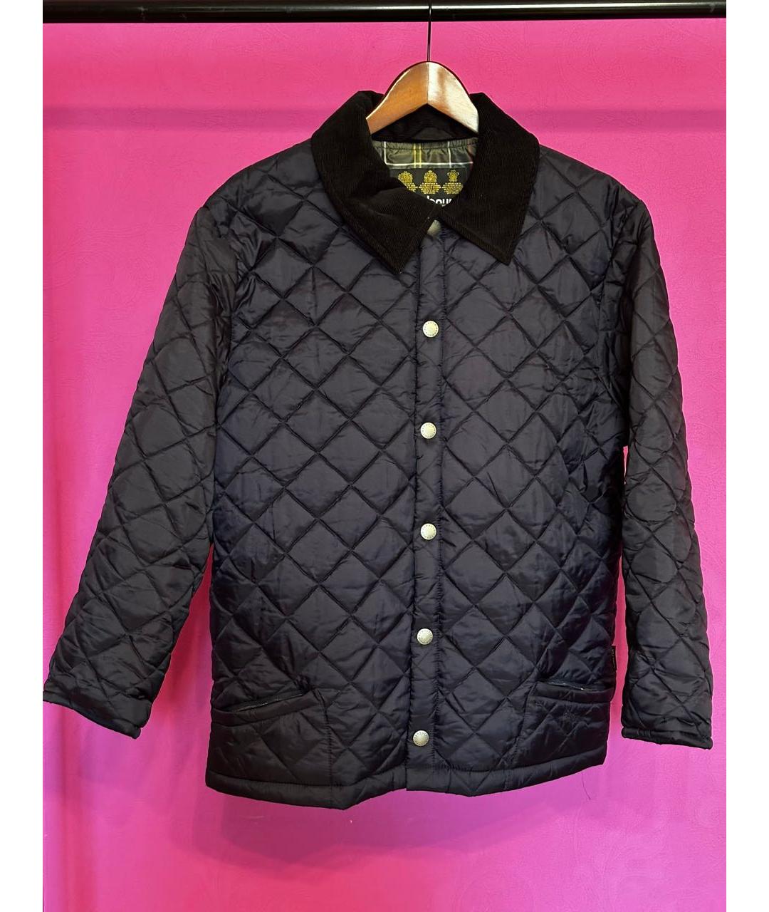 BARBOUR Темно-синяя куртка, фото 9