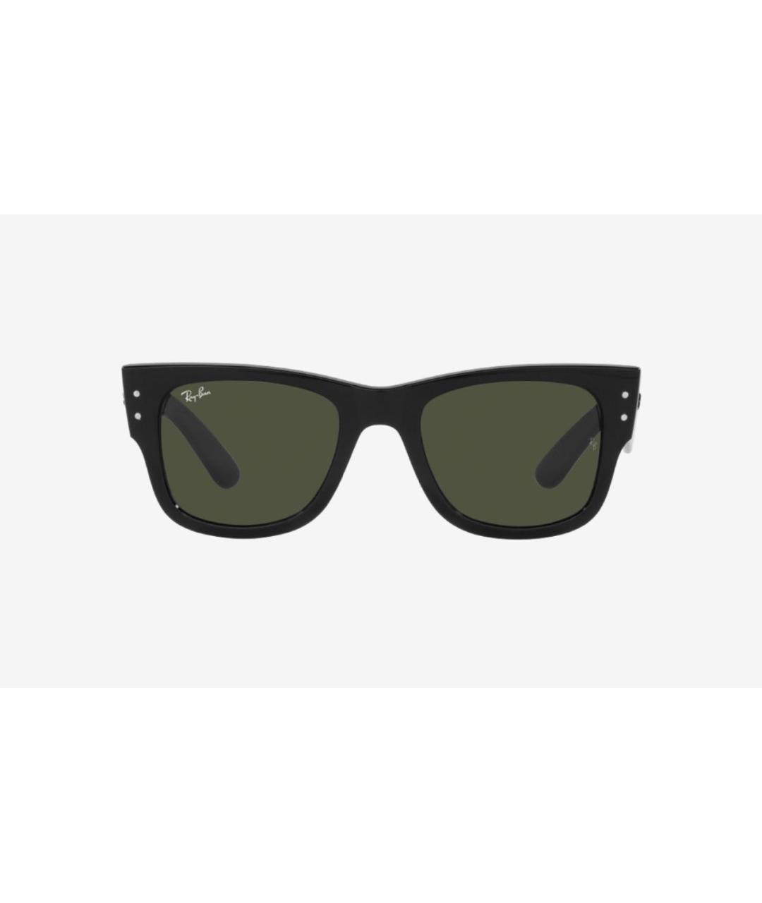 RAY BAN Черные пластиковые солнцезащитные очки, фото 2