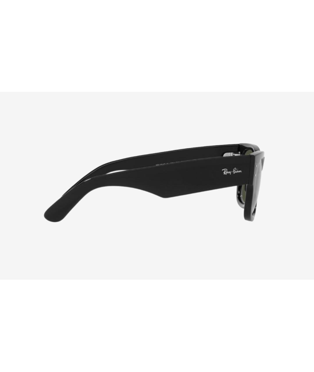 RAY BAN Черные пластиковые солнцезащитные очки, фото 3