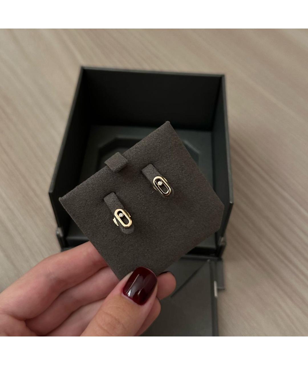 MESSIKA Золотые серьги из розового золота, фото 3