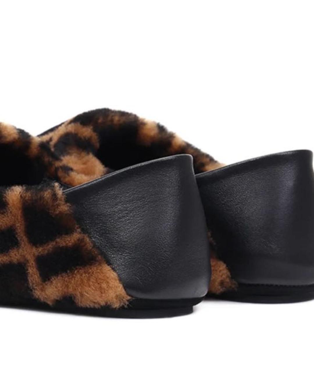 FENDI Коричневые лоферы, фото 7
