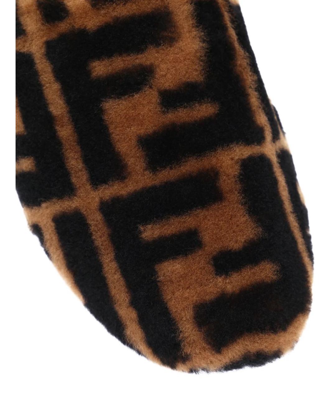 FENDI Коричневые лоферы, фото 3
