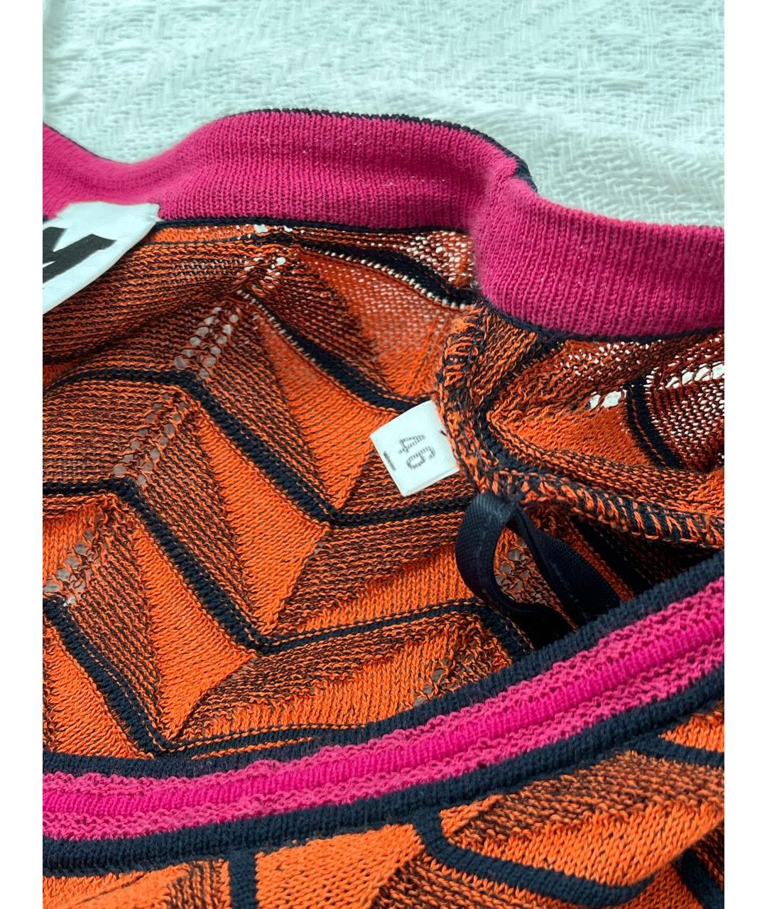 M MISSONI Оранжевое повседневное платье, фото 6