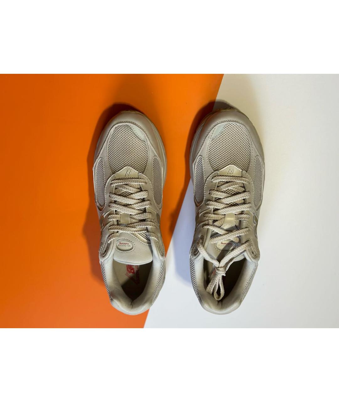 NEW BALANCE Бежевые низкие кроссовки / кеды, фото 3