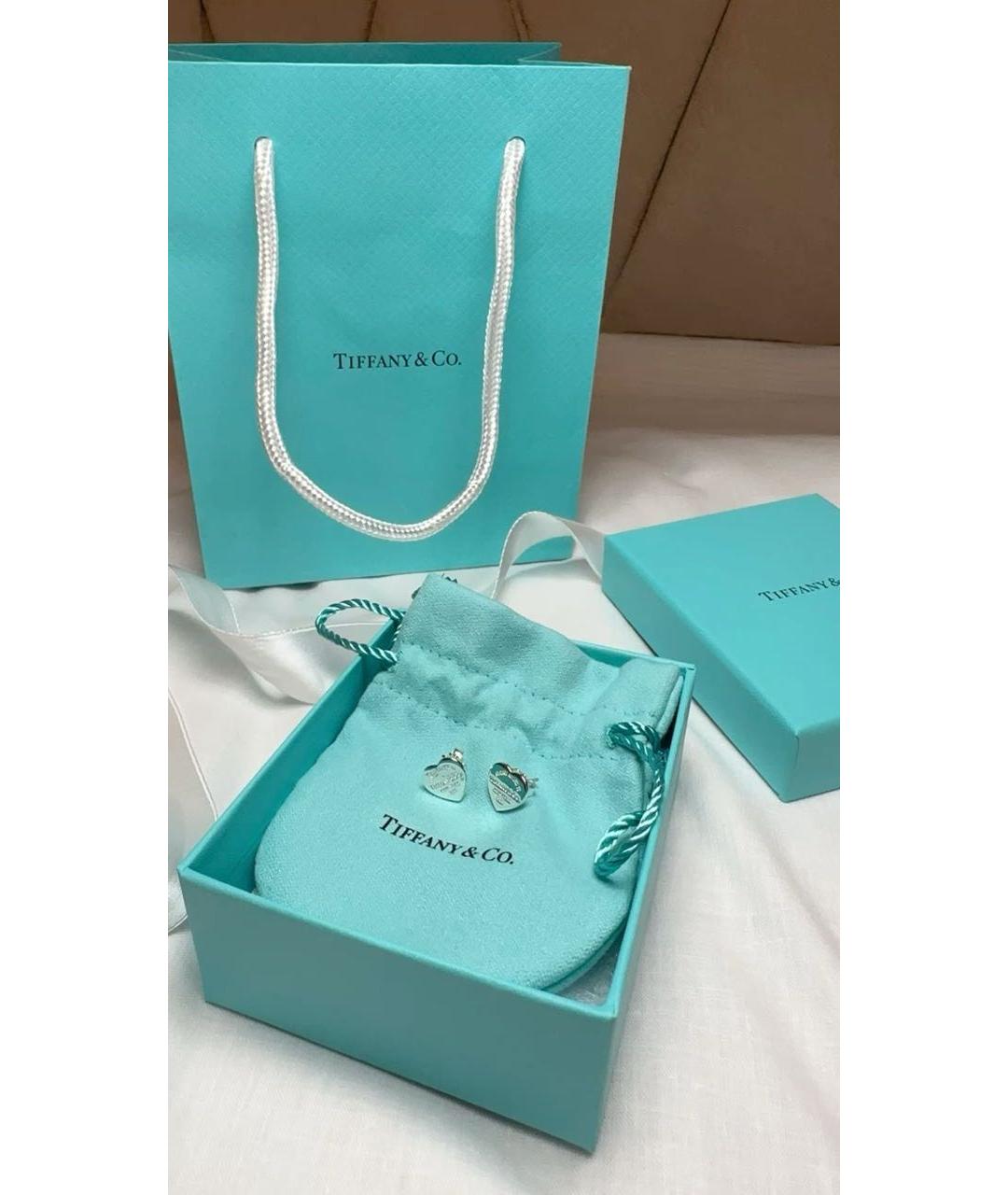 TIFFANY&CO Серебряные серебряные серьги, фото 3